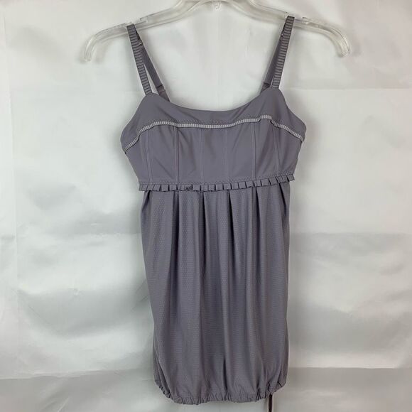 Lululemon grey Priiti Dance Yoga Top - Picture 1 of 7